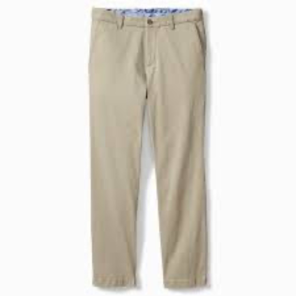 Tommy Bahama Boracay Khaki Flat Front Men's Pants 34x34 NWT